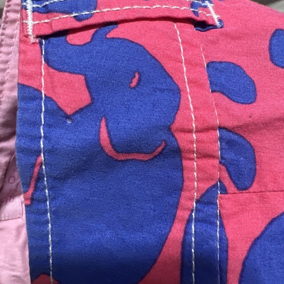 Lilly Pulitzer rare print Pink Tusk in Sun Elephant Shorts Size 0 callahan - Picture 8 of 9